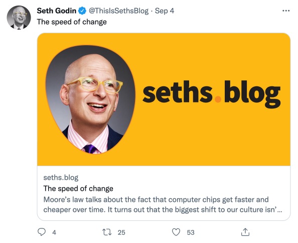 OpenGraph image for @thisissethsblog on twitter